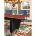 Regency Array 120" Conference Table with Power Data Grommet- Cherry/ Black ACT12048CHBK